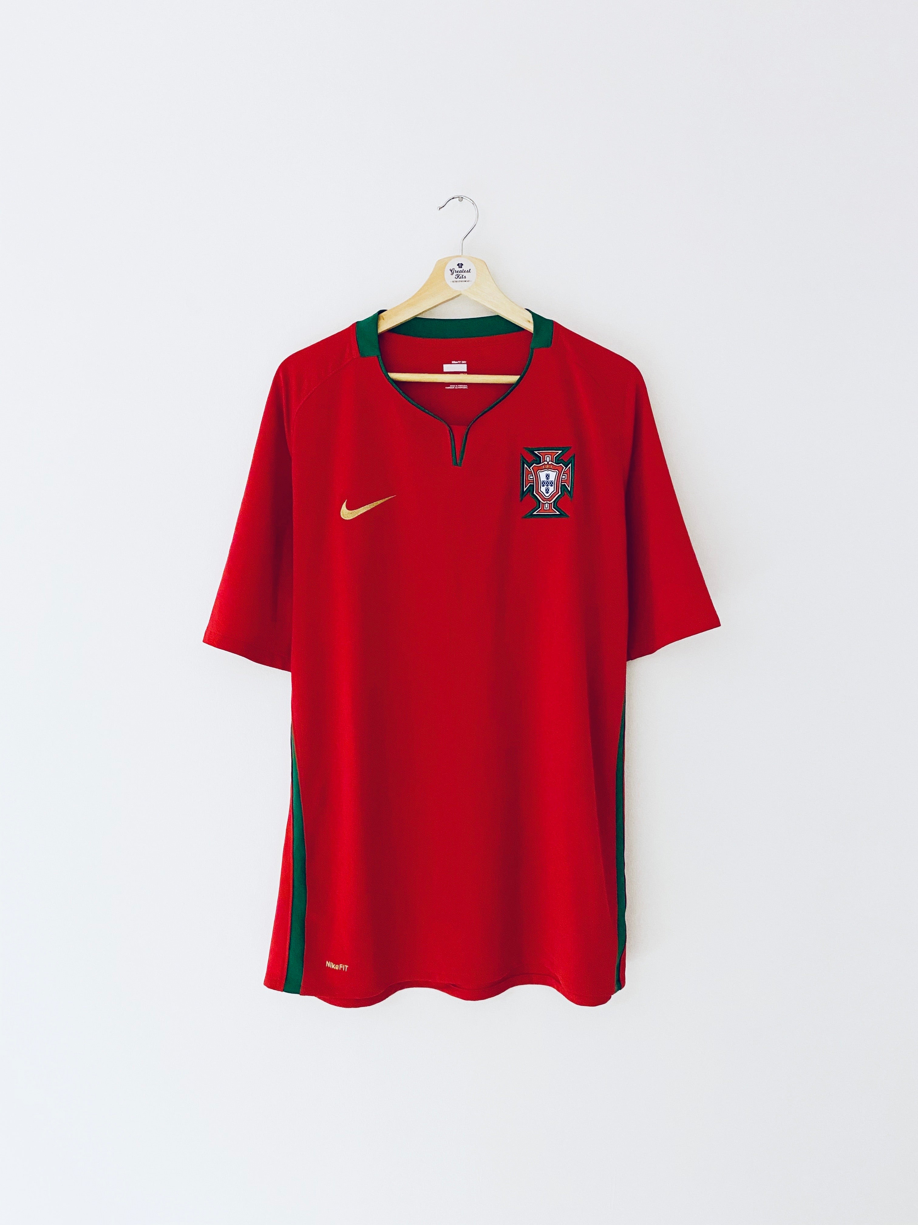 2008/10 Portugal Home Shirt (XL) 9/10