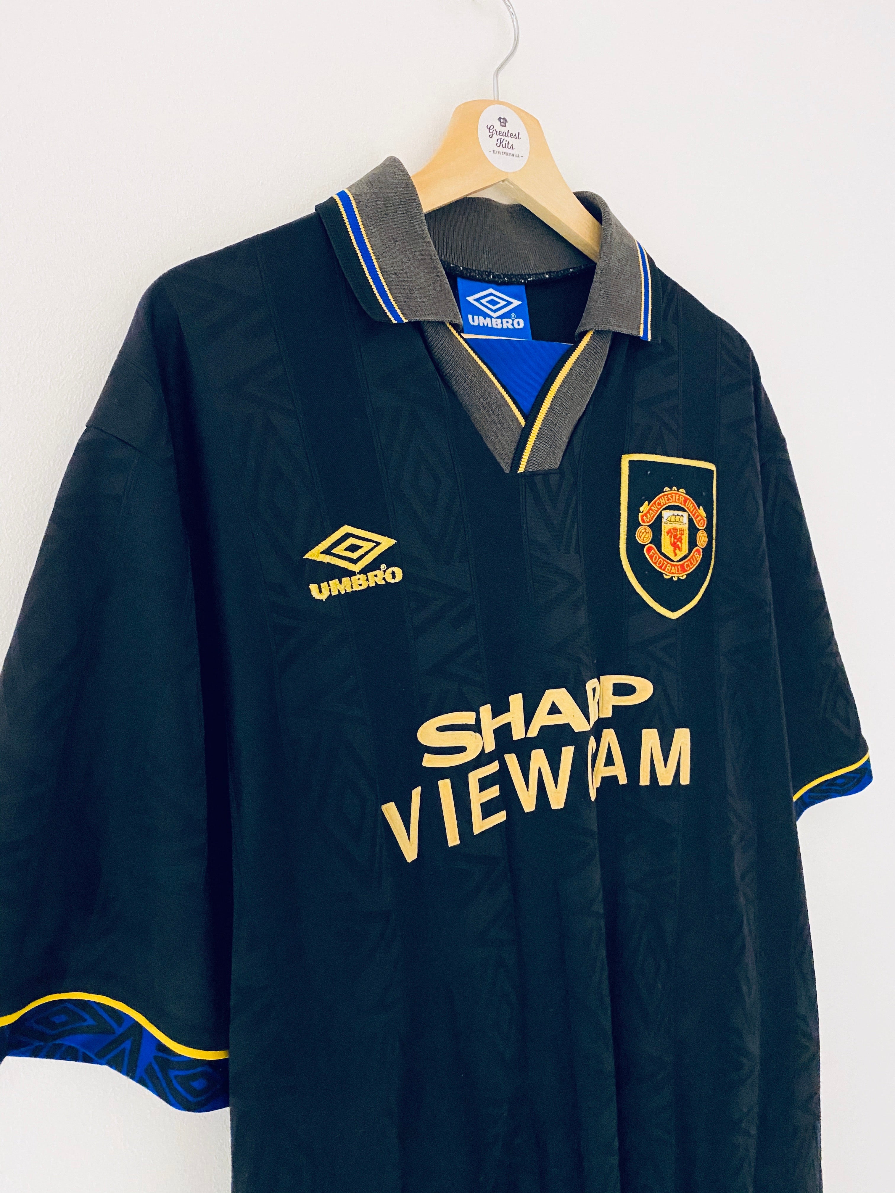 1993/95 Manchester United Away Shirt (XXL) 7.5/10