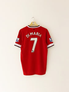 2014/15 Manchester United Home Shirt Di Maria #7 (M) 9/10