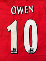 1998/00 Liverpool Home L/S Shirt Owen #10 (XL) 8.5/10