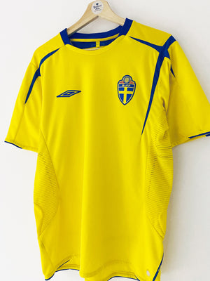 2005/06 Sweden Home Shirt (L) 9/10