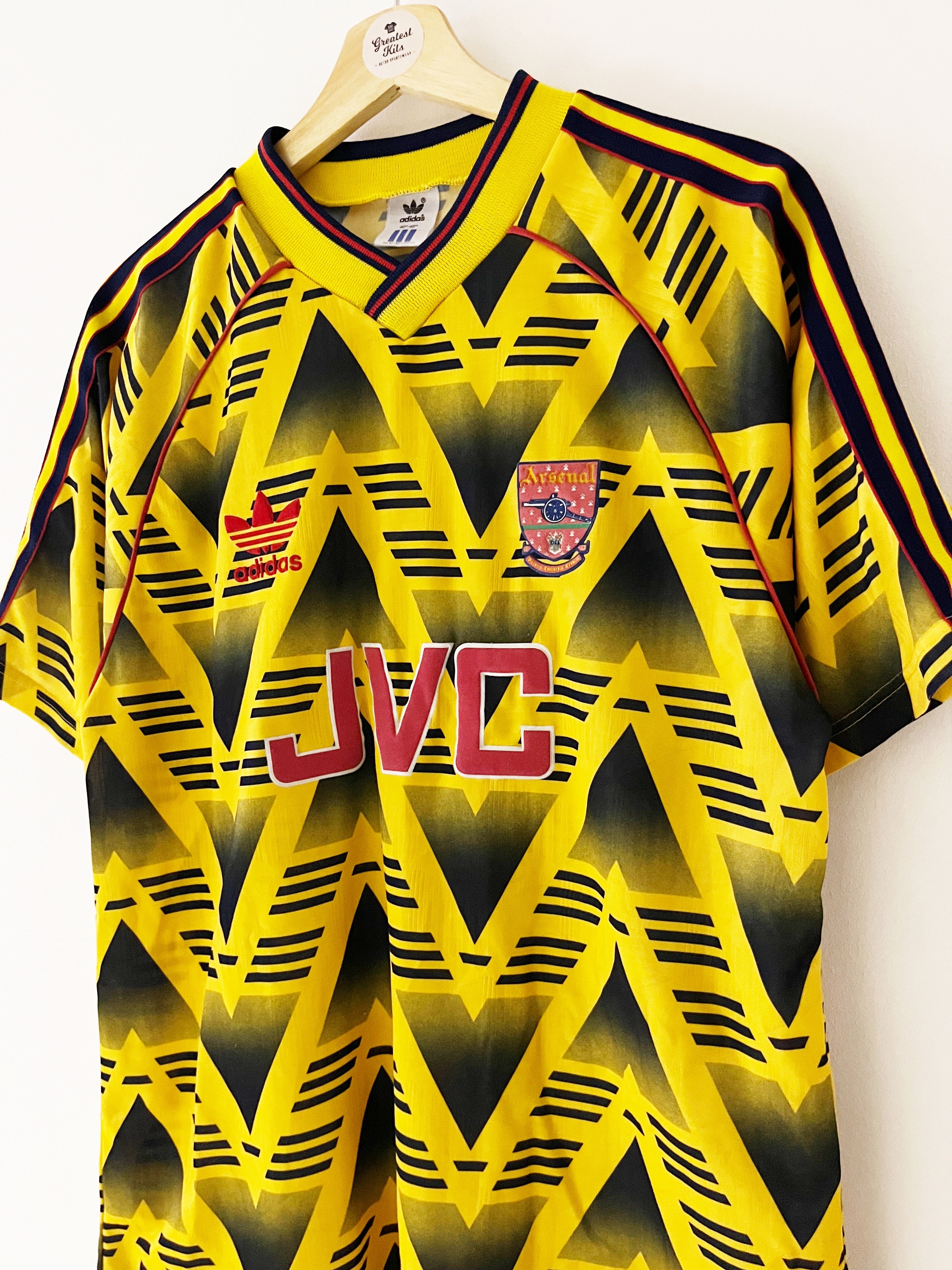 1991/93 Arsenal Away Shirt (M/L) 9/10