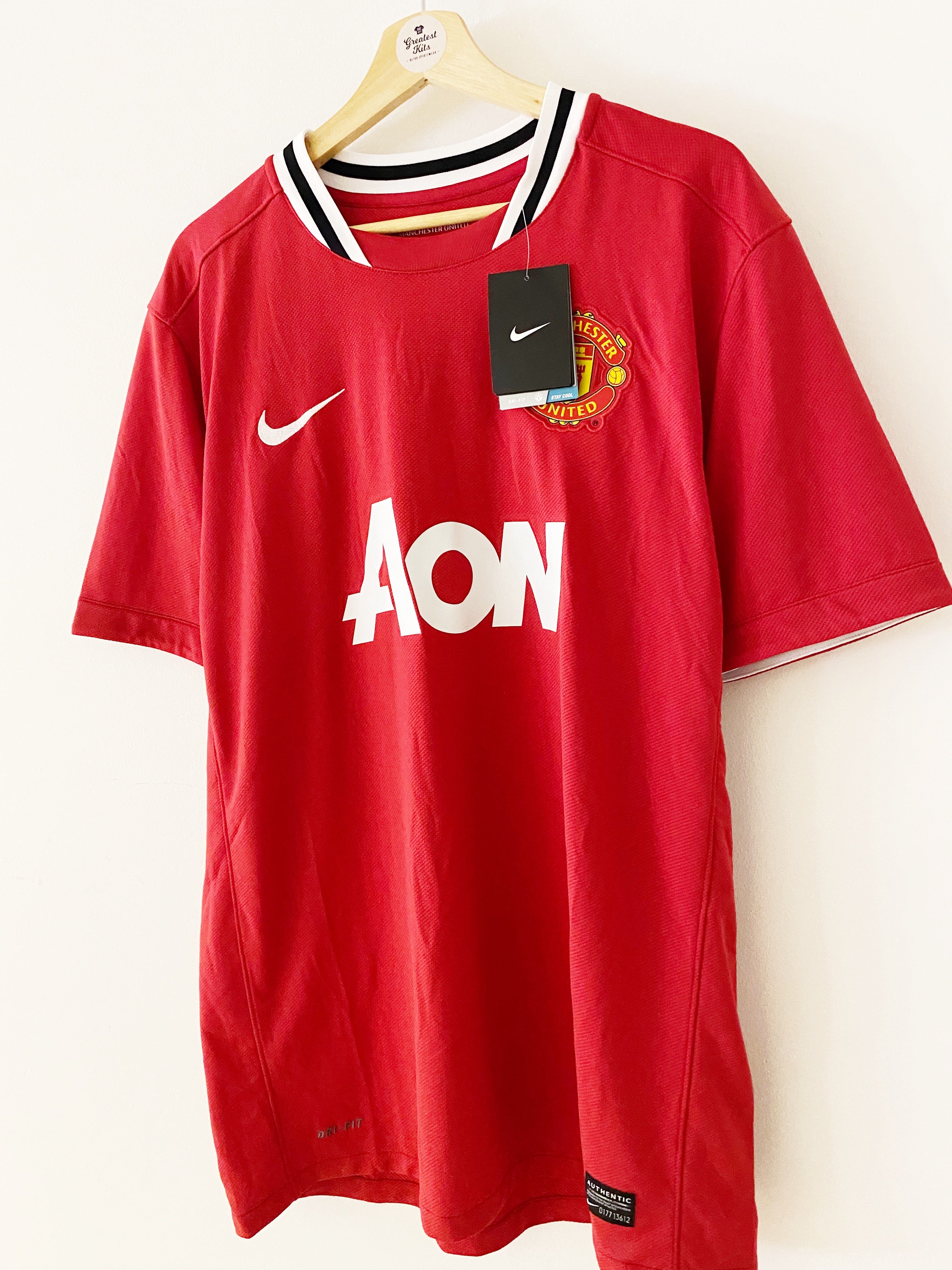 2011/12 Manchester United Home Shirt (XL) BNWT