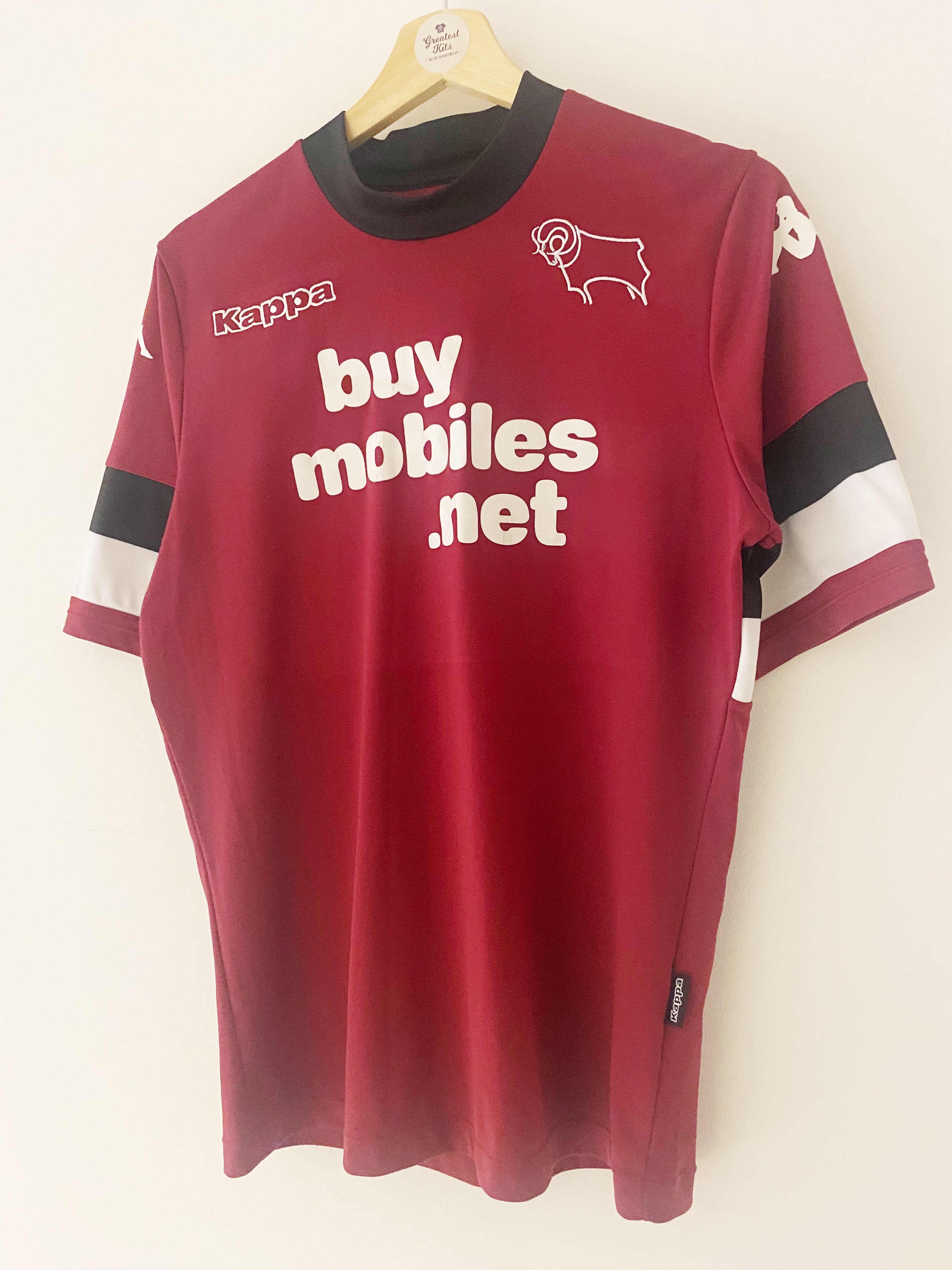 2013/14 Derby County Away Shirt (M) 8/10