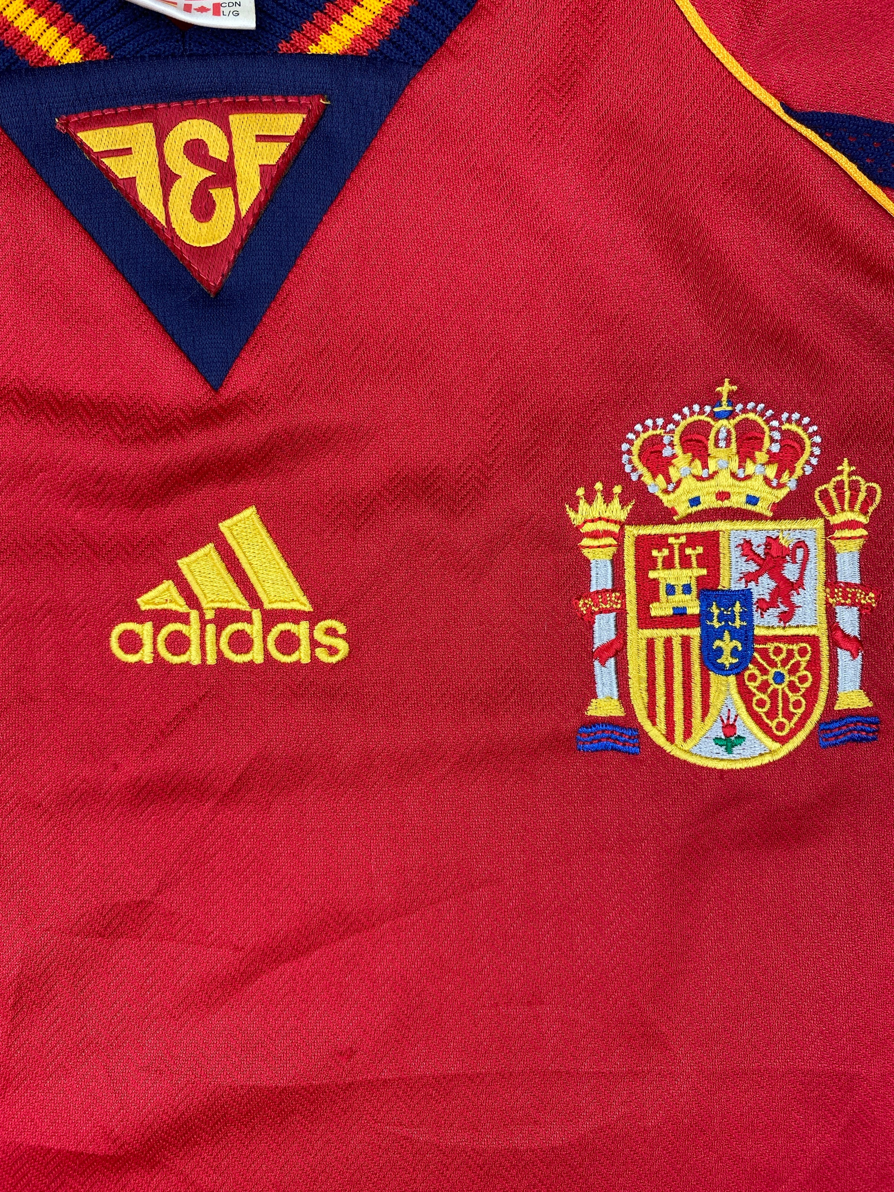 1998/99 Spain Home Shirt (L) 9/10