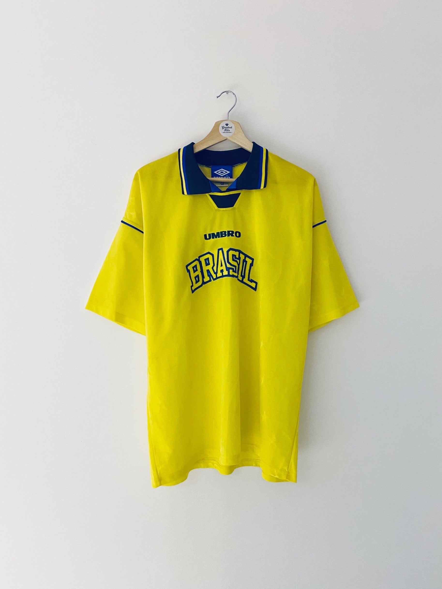 1994/97 Brazil Umbro Leisure Shirt (L) 9/10