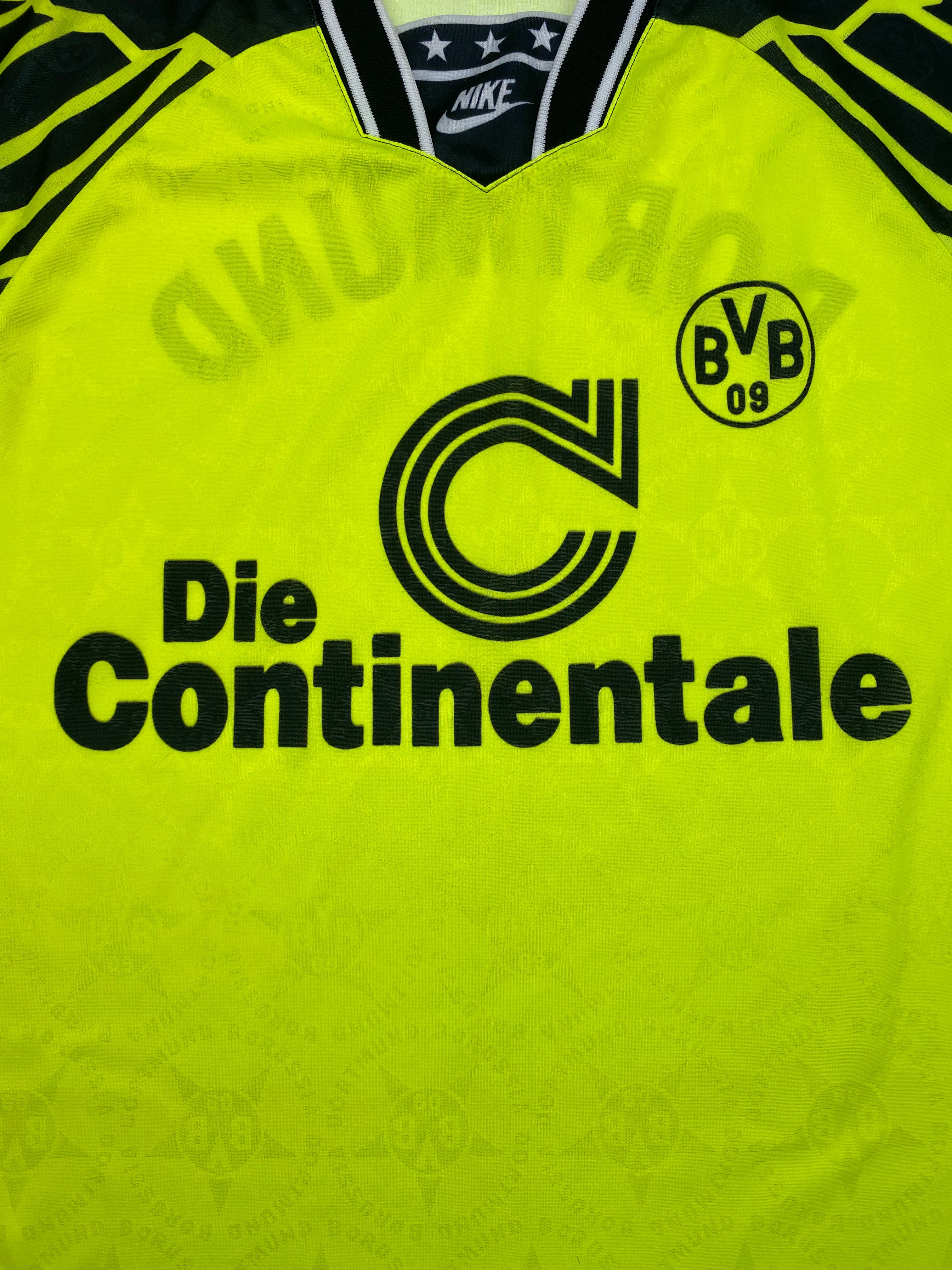 1994/95 Borussia Dortmund Home L/S Shirt (XL) 9/10