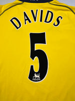 2002/03 Tottenham Hotspur Third Shirt Davids #5 (XL) 8.5/10