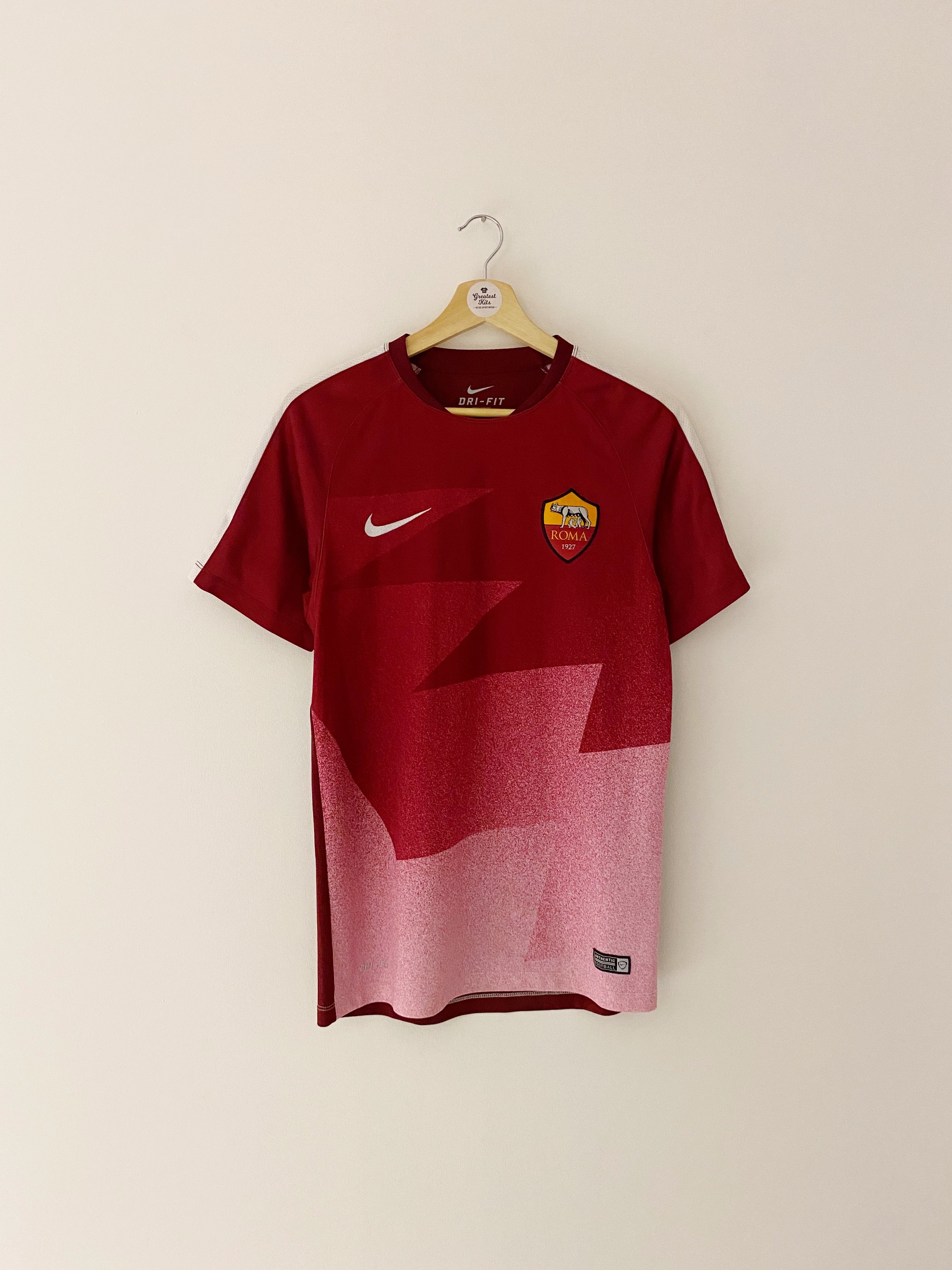 2015/16 Roma Pre-Match Training Shirt (S) 10/10