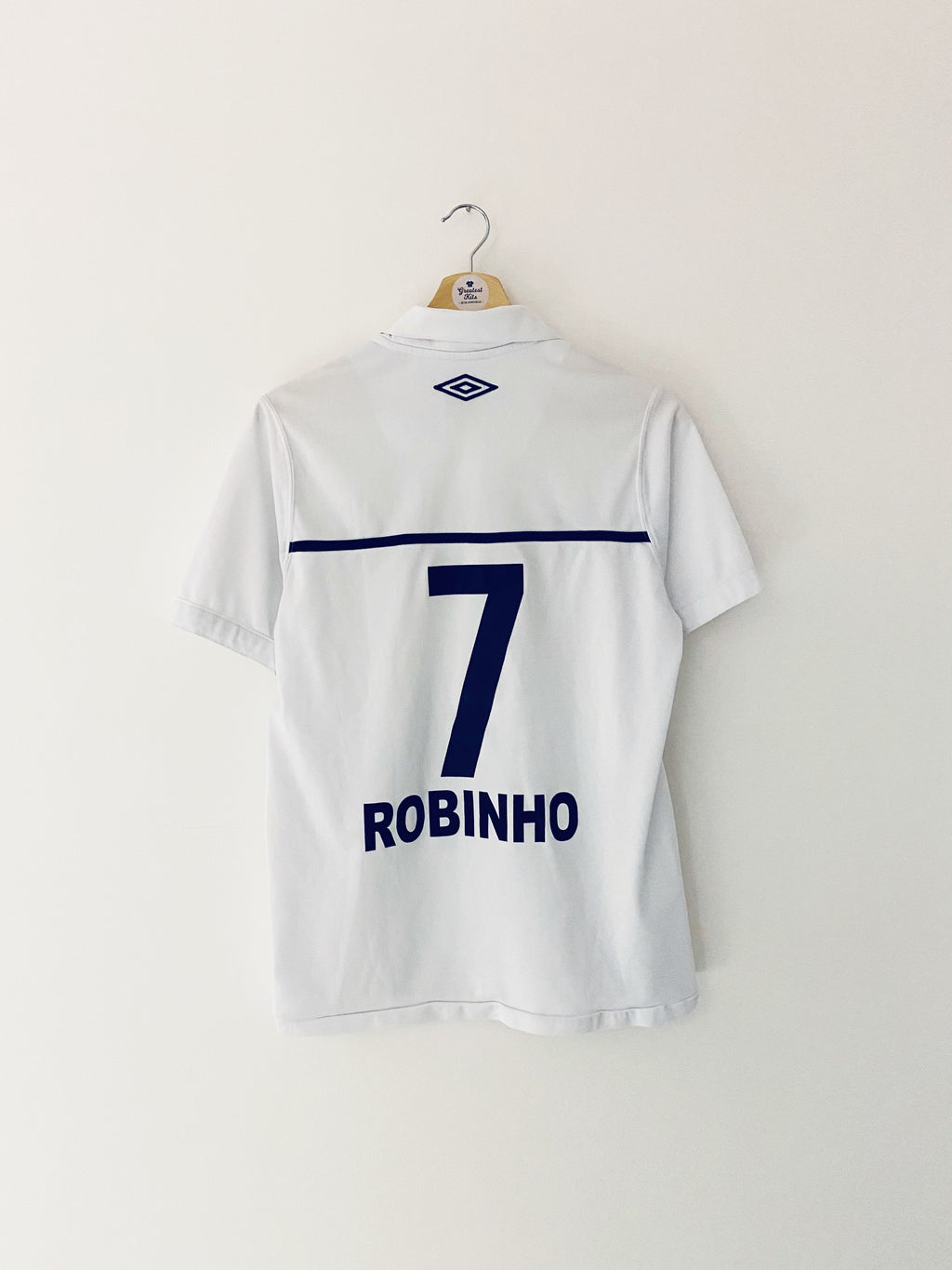 2010 Santos Home Shirt Robinho #7 (S) 9/10