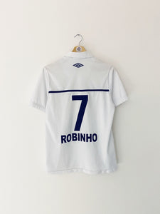 2010 Santos Home Shirt Robinho #7 (S) 9/10