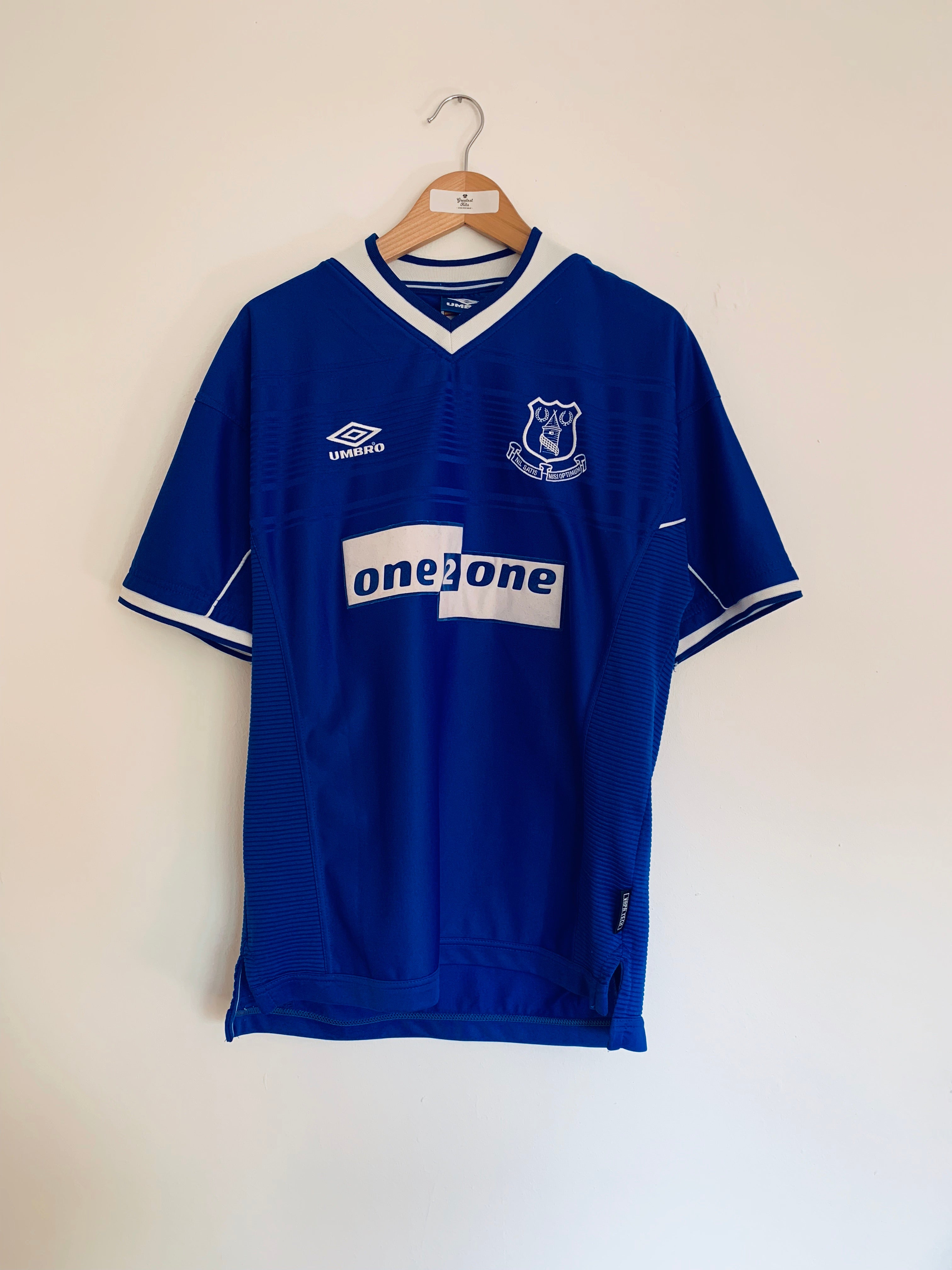 1999/00 Everton Home Shirt Xavier #19 (L) 9/10