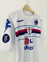 2005/06 Sampdoria *Player Issue* UEFA Cup GK S/S Shirt Antonioli #21 (M) 7/10