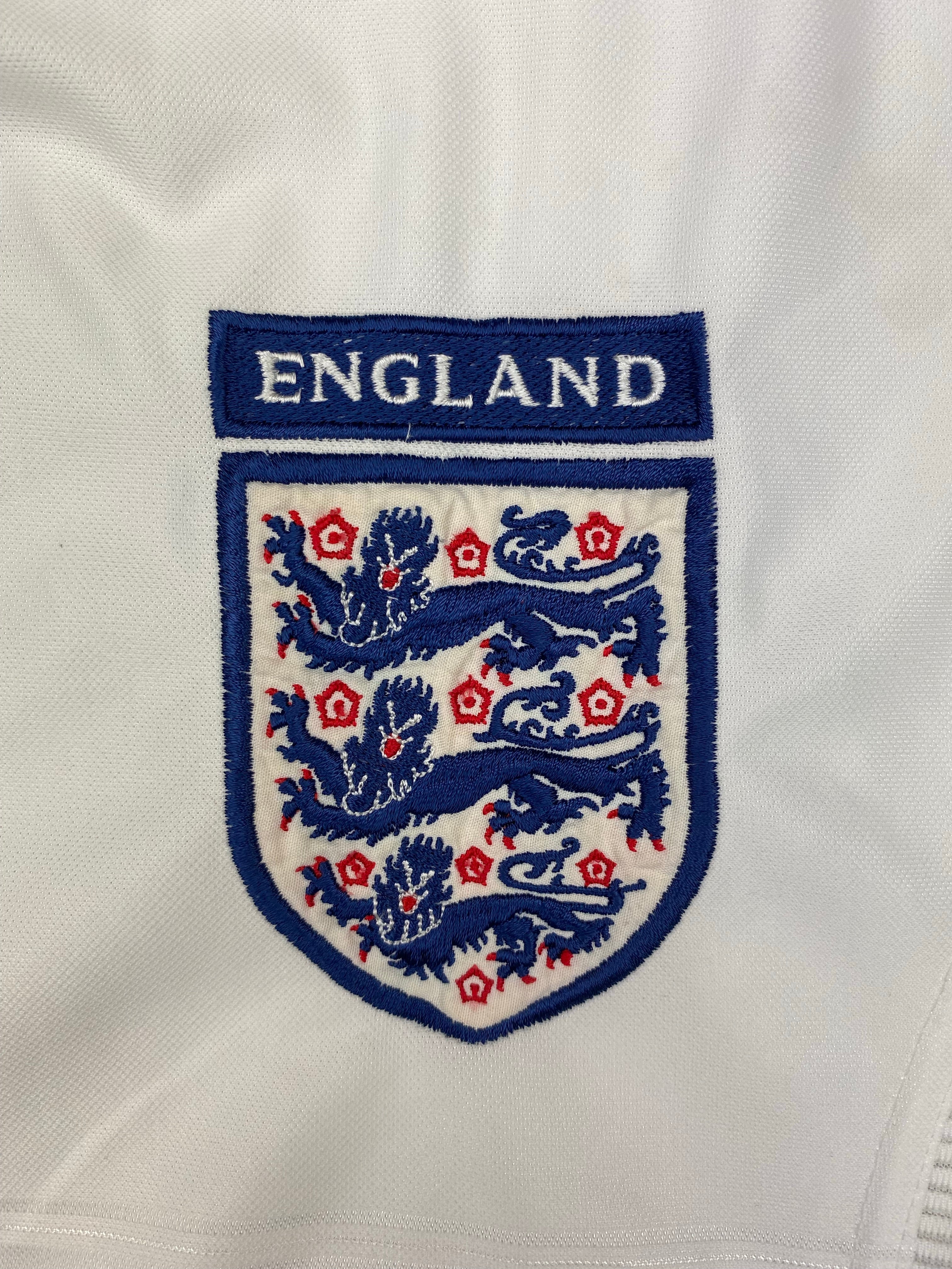 1999/01 England Home Shirt (Y) 9/10