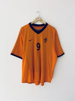2000/02 Holland Home Shirt Kluivert #9 (XL) 8.5/10