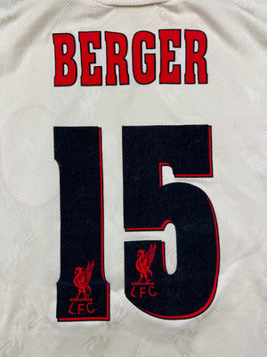 1996/97 Liverpool Away Shirt Berger #15 (M) 9/10