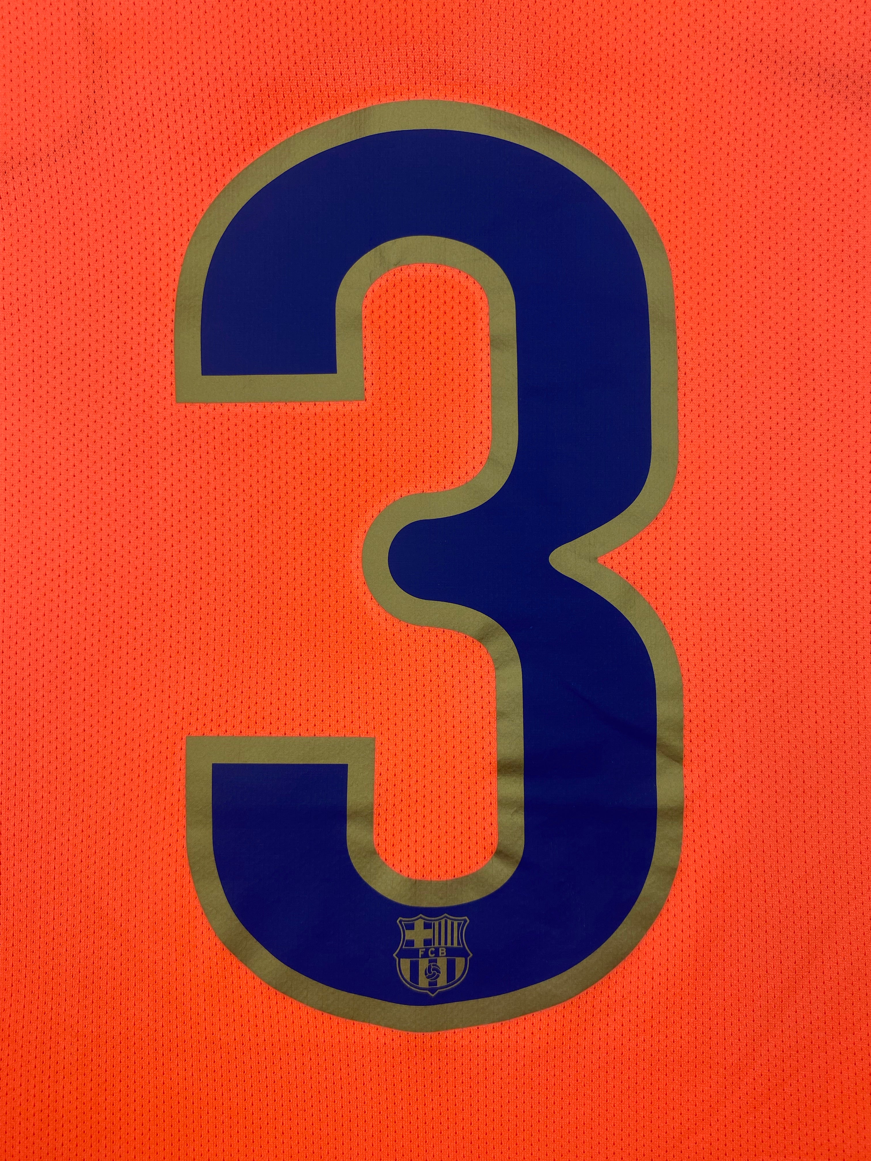 2009/11 Barcelona Womens *Match Issue* Away L/S Shirt #3 (XL) 9/10