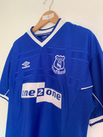 1999/00 Everton Home Shirt Xavier #19 (L) 9/10
