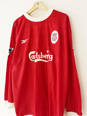 1998/00 Liverpool Home L/S Shirt Owen #10 (XL) 8.5/10