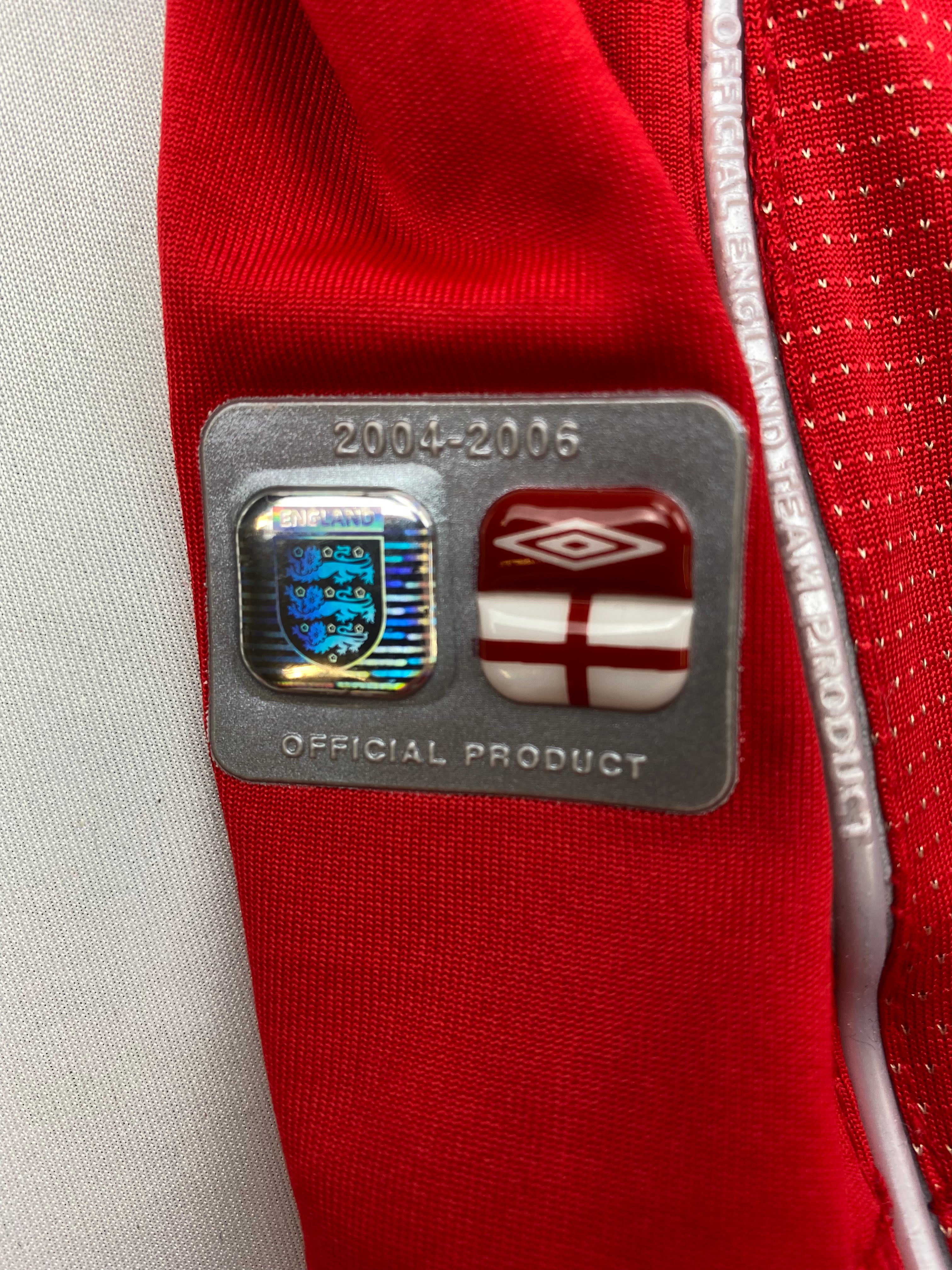 2004/06 England Away Shirt (M) 7/10