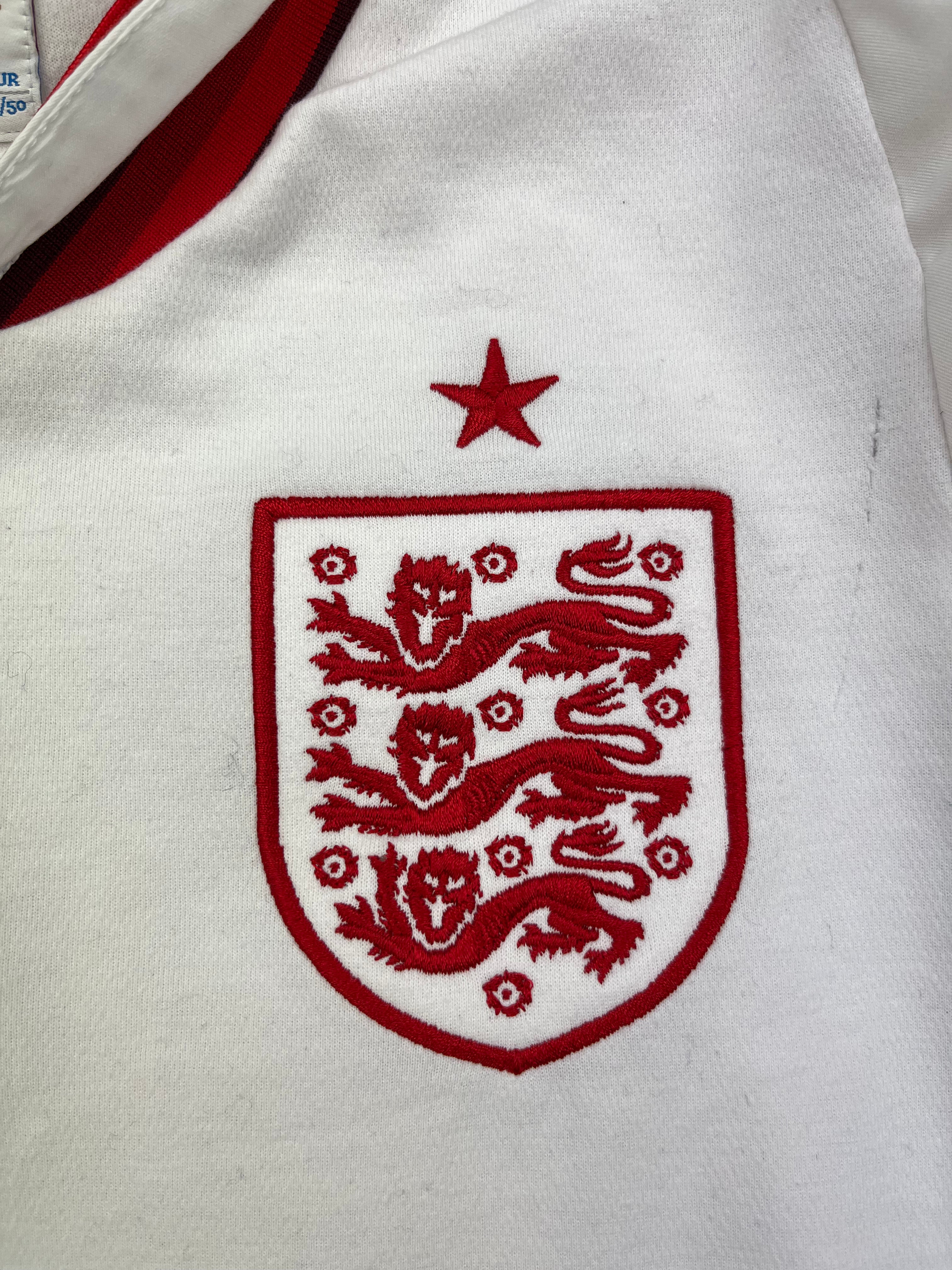 2012/13 England Home Shirt (M) 5/10