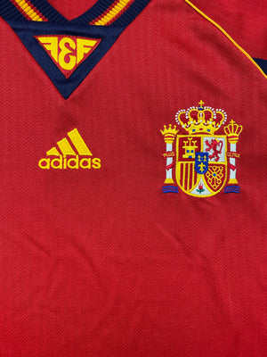 1998/99 Spain Home Shirt (XL) 9.5/10