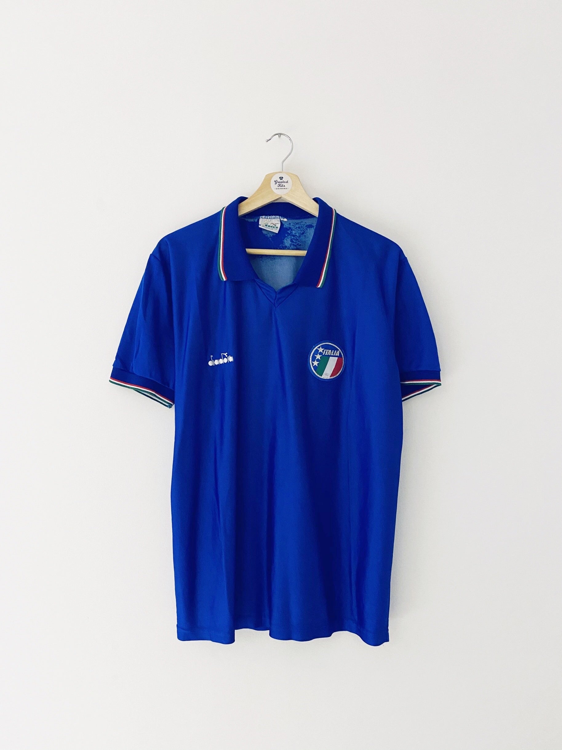 1986/90 Italy Home Shirt (L) 8/10