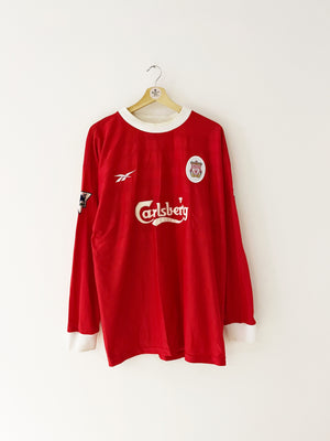 1998/00 Liverpool Home L/S Shirt Owen #10 (XL) 8.5/10