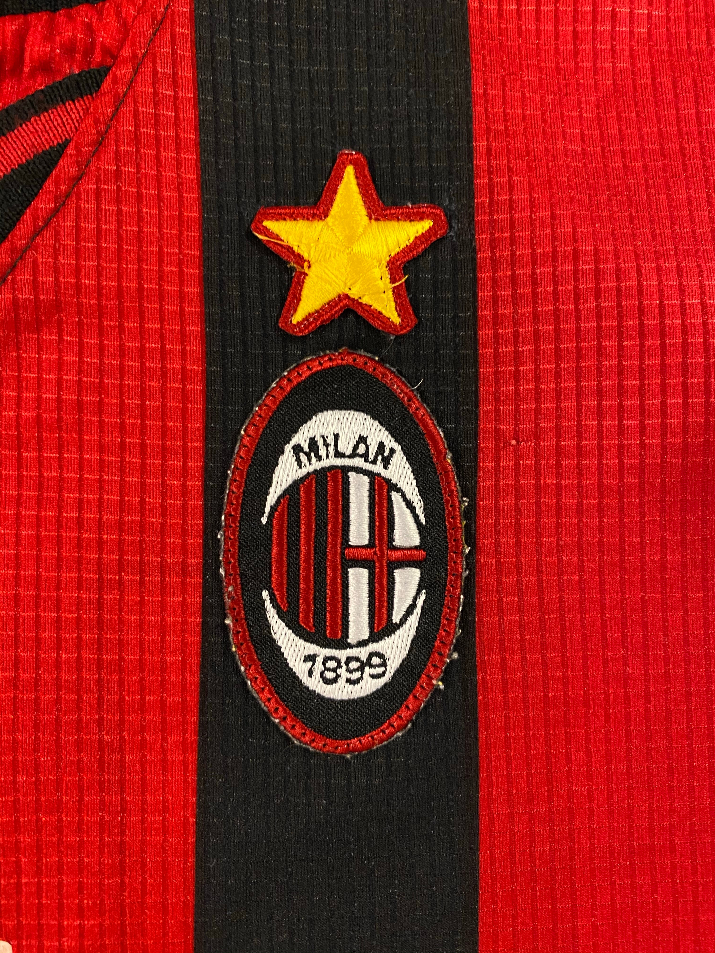 1997/98 Maillot domicile AC Milan Ibou #13 (M) 7.5/10