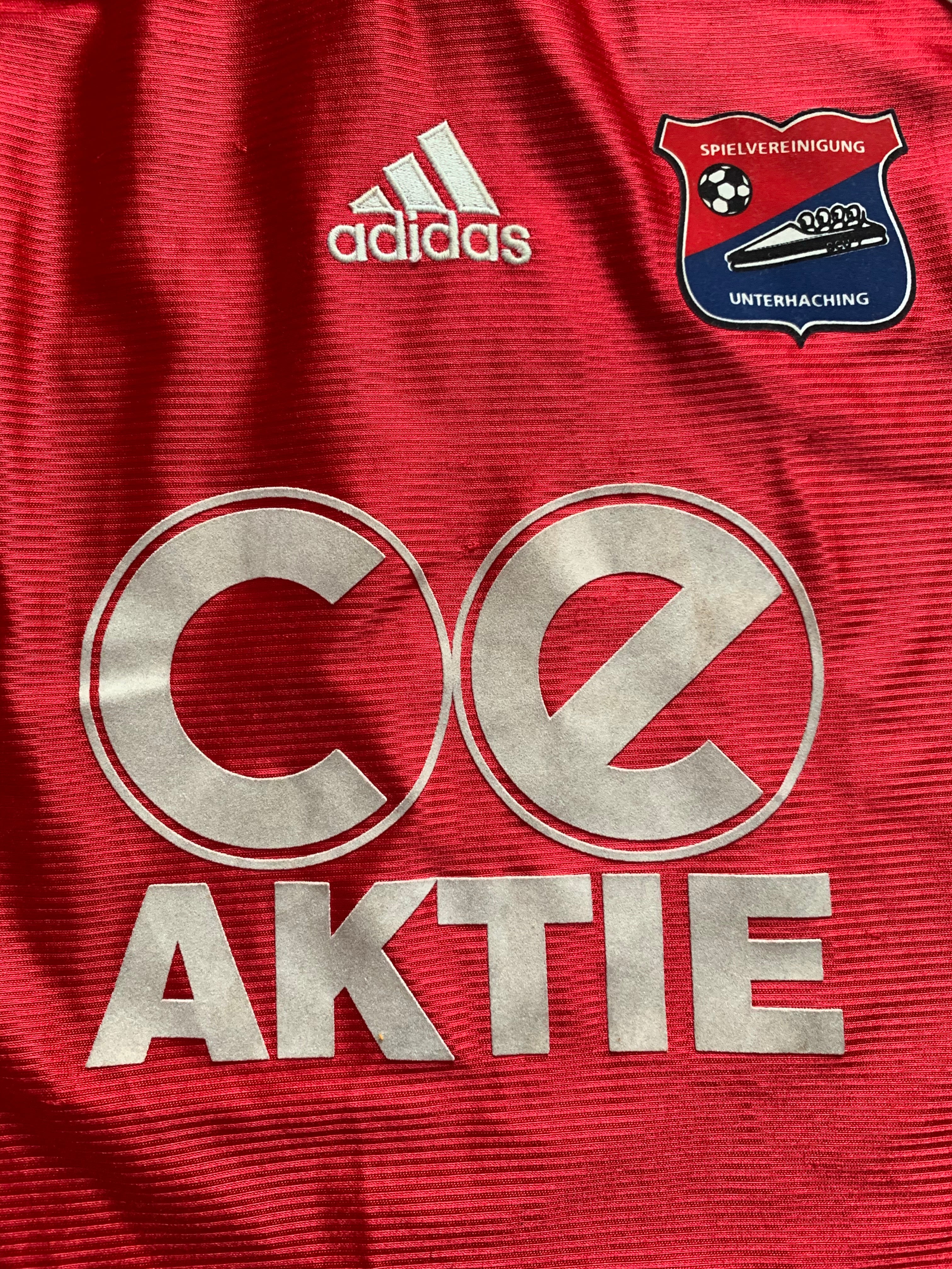 1999/00 Camiseta de local del Unterhaching (S) 8/10