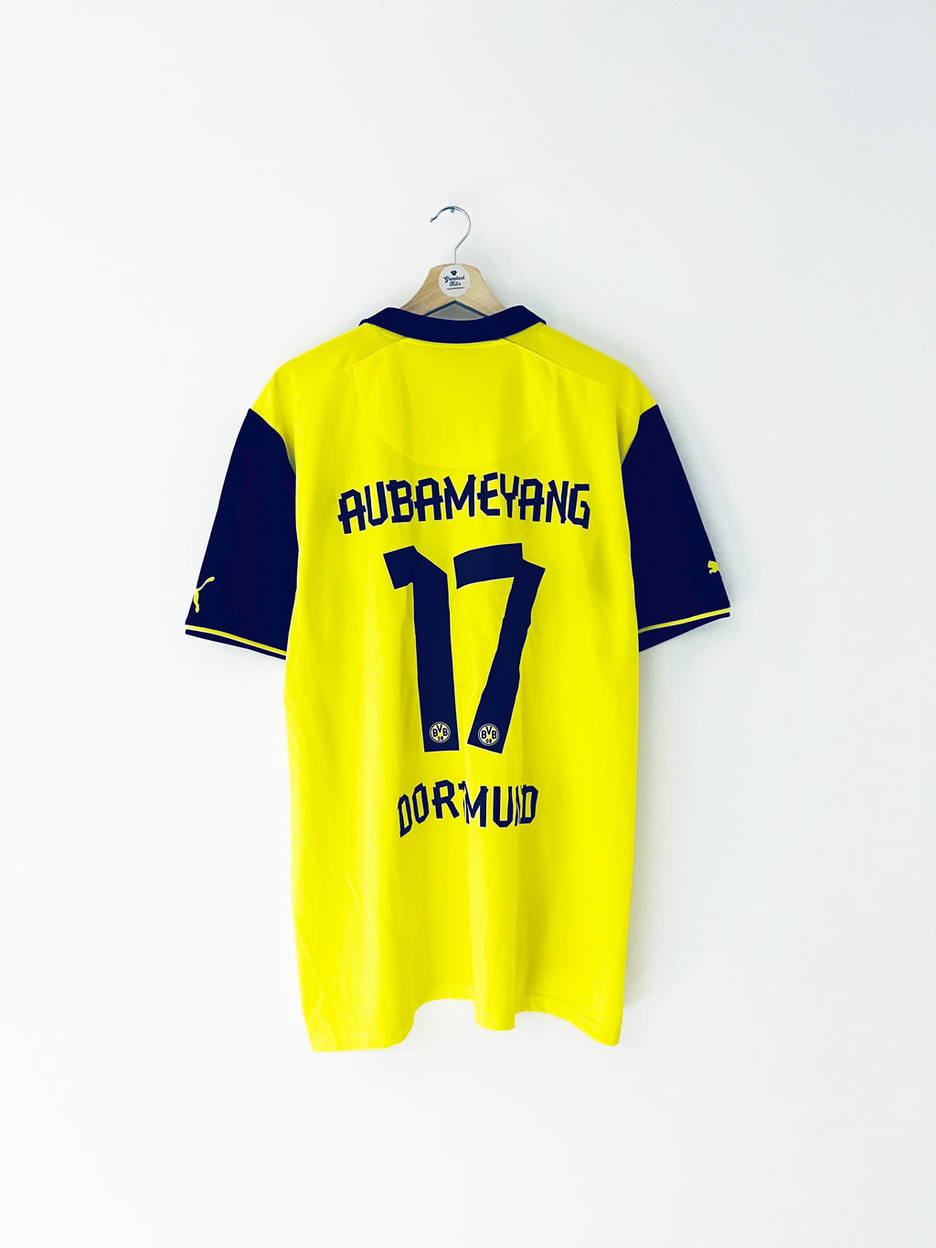 2013/14 Borussia Dortmund European Home Shirt Aubameyang #17 (XXL) 9/10