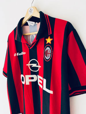 1997/98 Camiseta local del AC Milan Ibou n.º 13 (M) 7,5/10