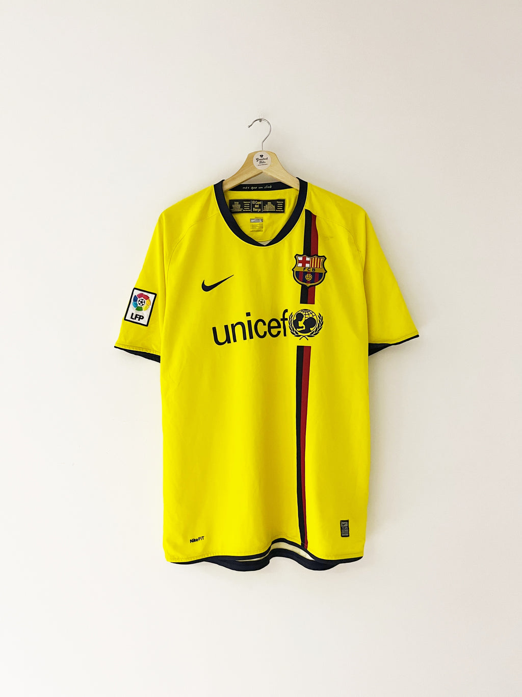 2008/10 Barcelona Away Shirt (L) 9/10