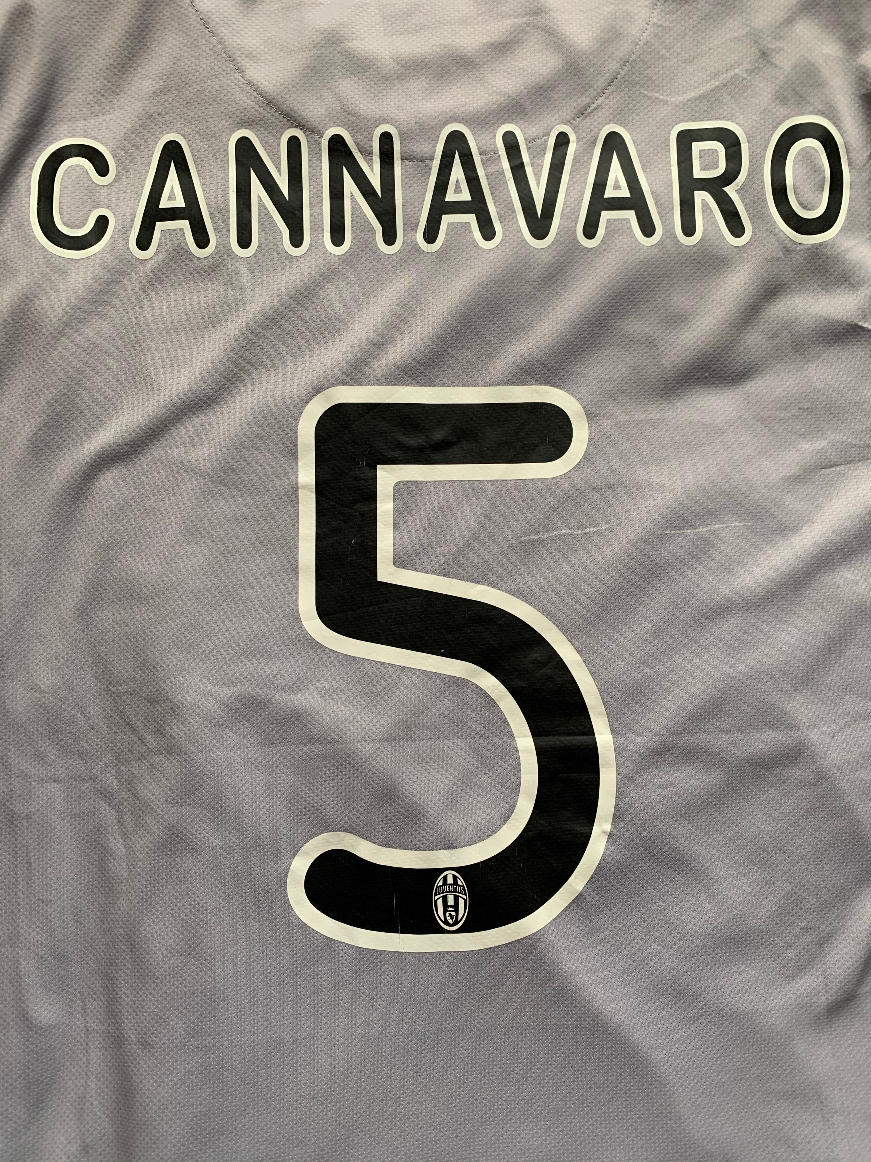 2009/10 Juventus Away Shirt Cannavaro #5 (XL) 8/10
