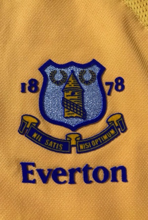 2003/04 Everton Away L/S Shirt Ferguson #9 (L) 9/10