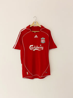 2006/07 Liverpool Home Shirt Bellamy #17 (S) 9/10