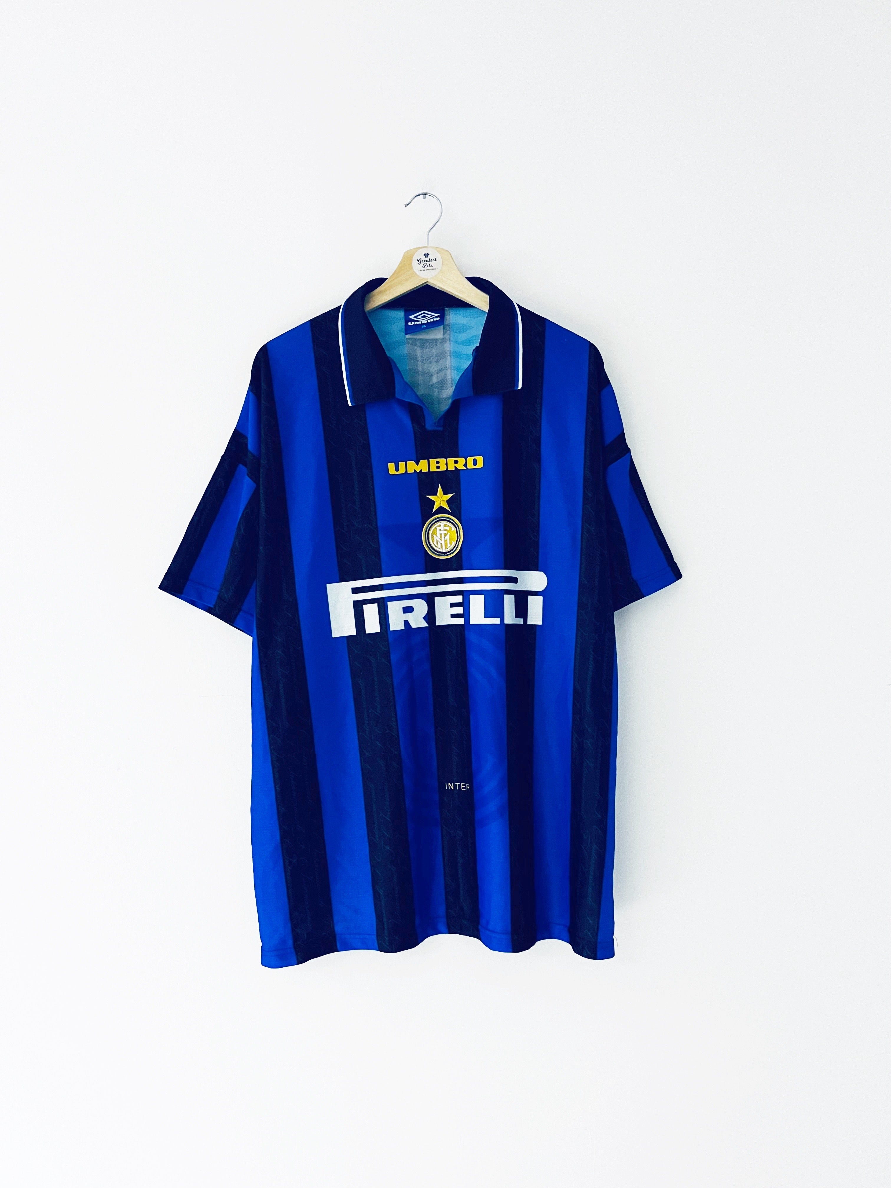1996/97 Inter Milan Home Shirt (XL) 9/10