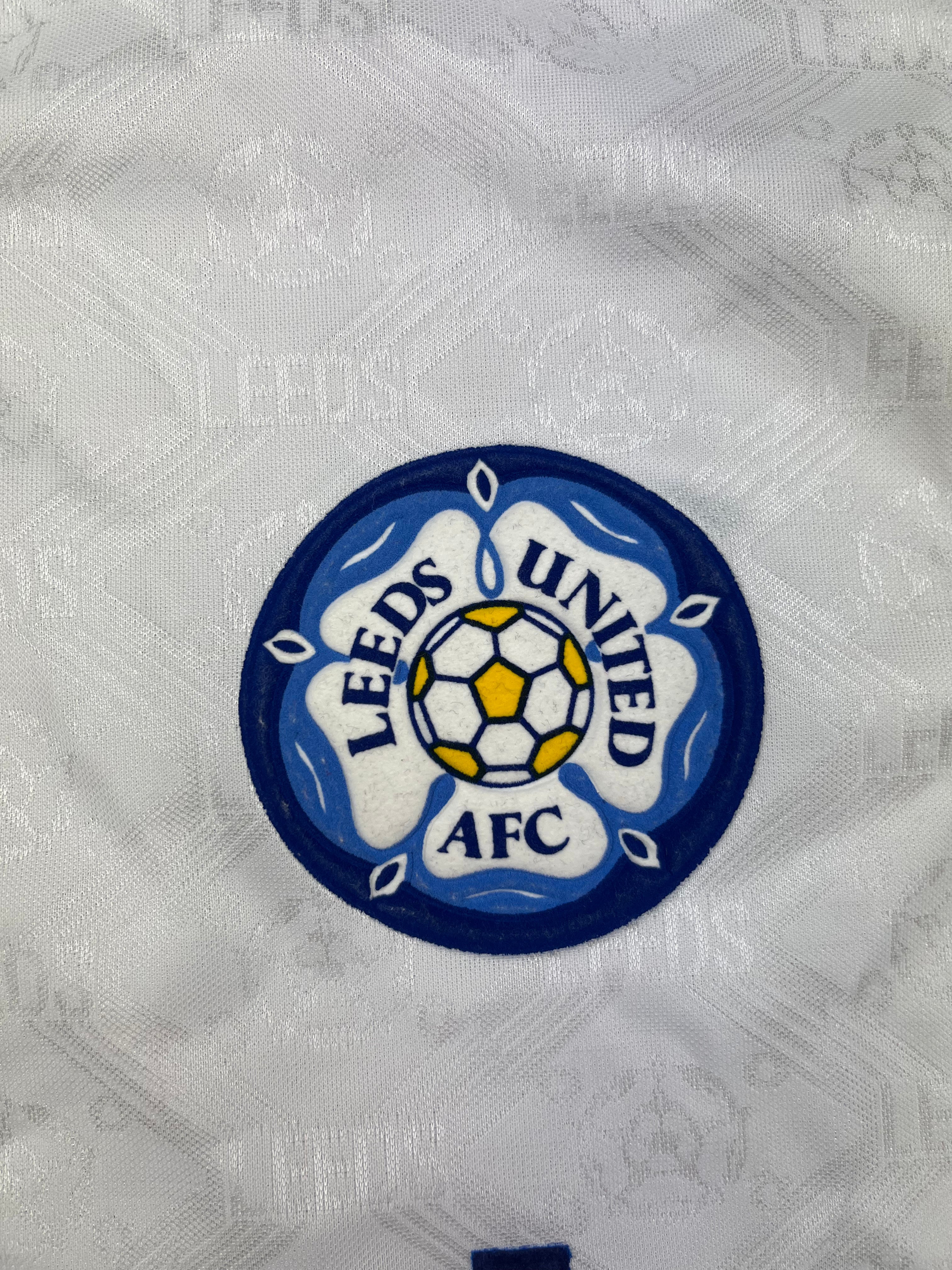 1992/93 Leeds United Home Shirt (M) 9.5/10