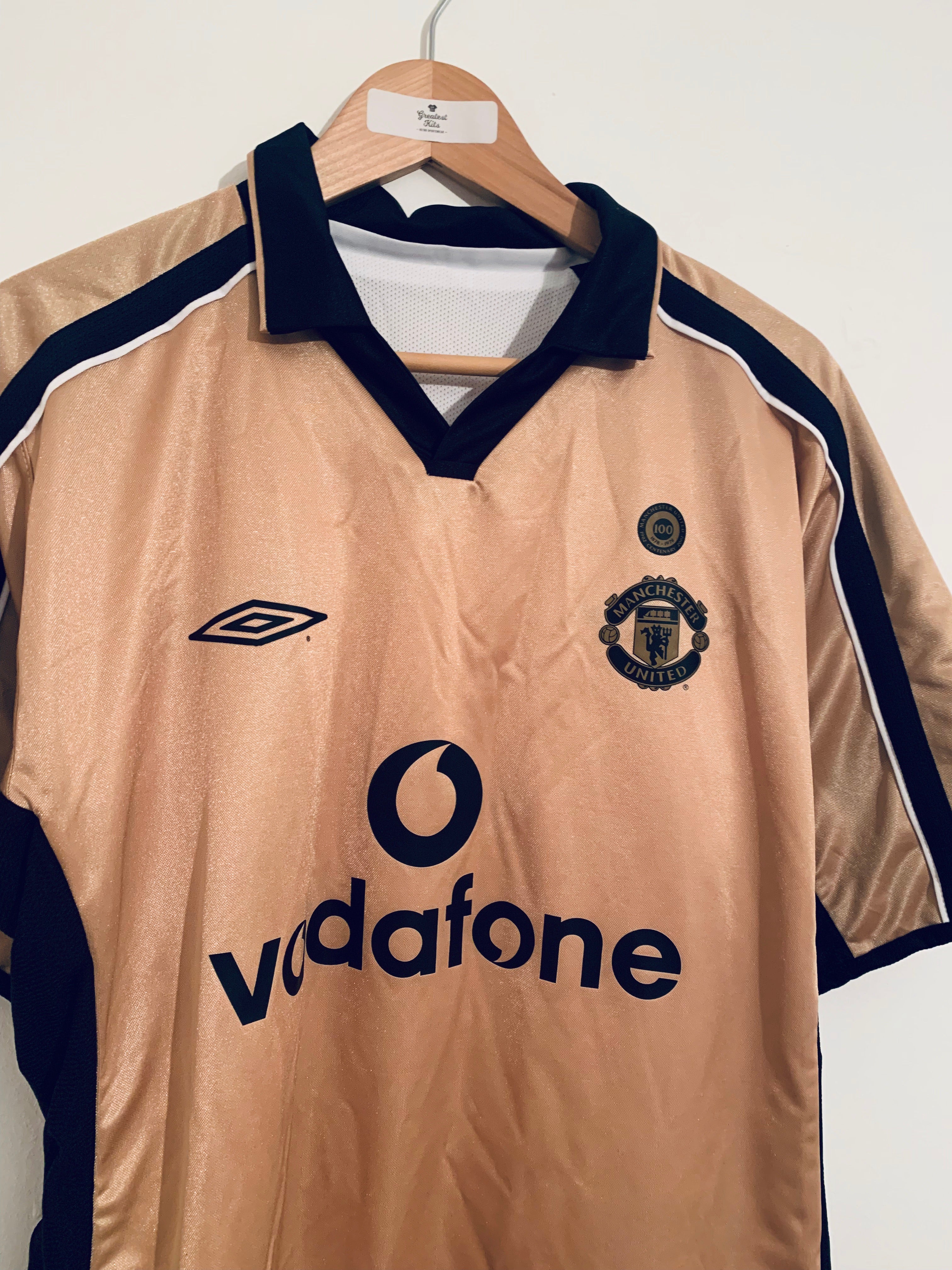 2001/02 Manchester United Away/Third Centenary Shirt (L) 8/10