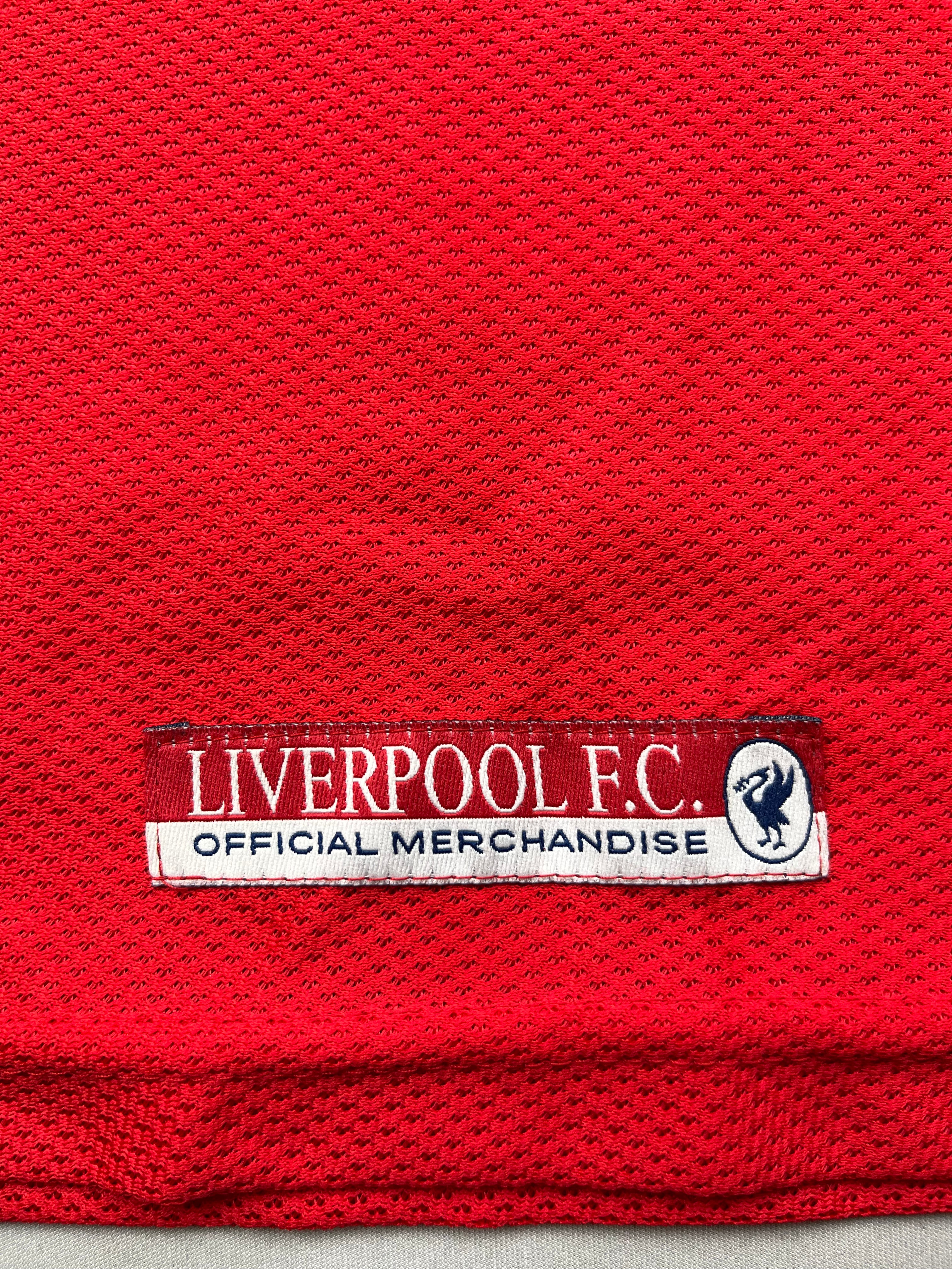 1998/00 Liverpool Home L/S Shirt Owen #10 (XL) 8.5/10