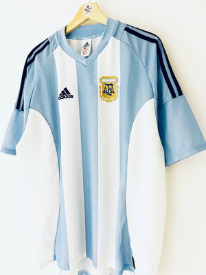 2002/04 Argentina Home Shirt (XL) 9/10