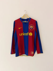 Maillot Barcelone Domicile L/S 2007/08 (S) 8.5/10