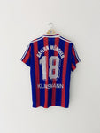 1995/97 Bayern Munich Home Shirt Klinsmann #18 (S) 8/10