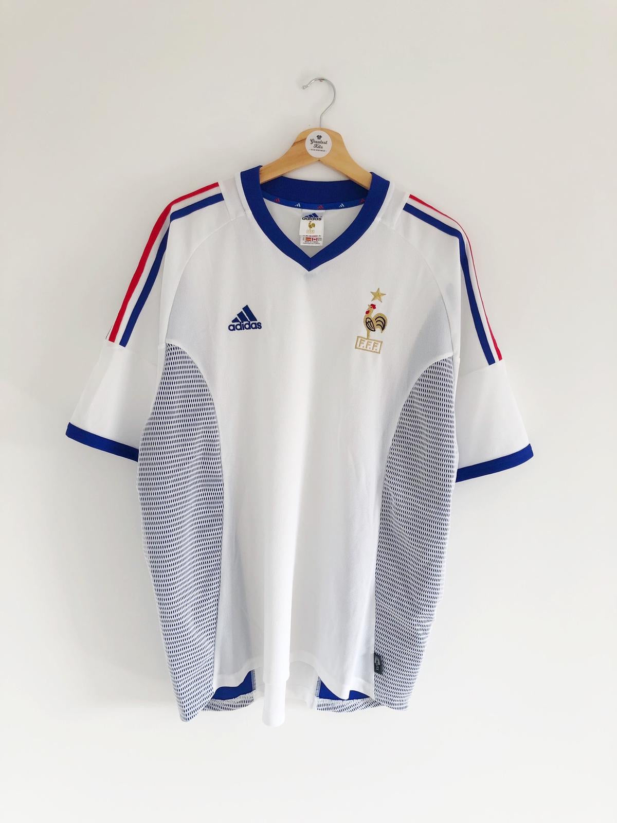 2002/04 Camiseta visitante de Francia (XL) 9/10