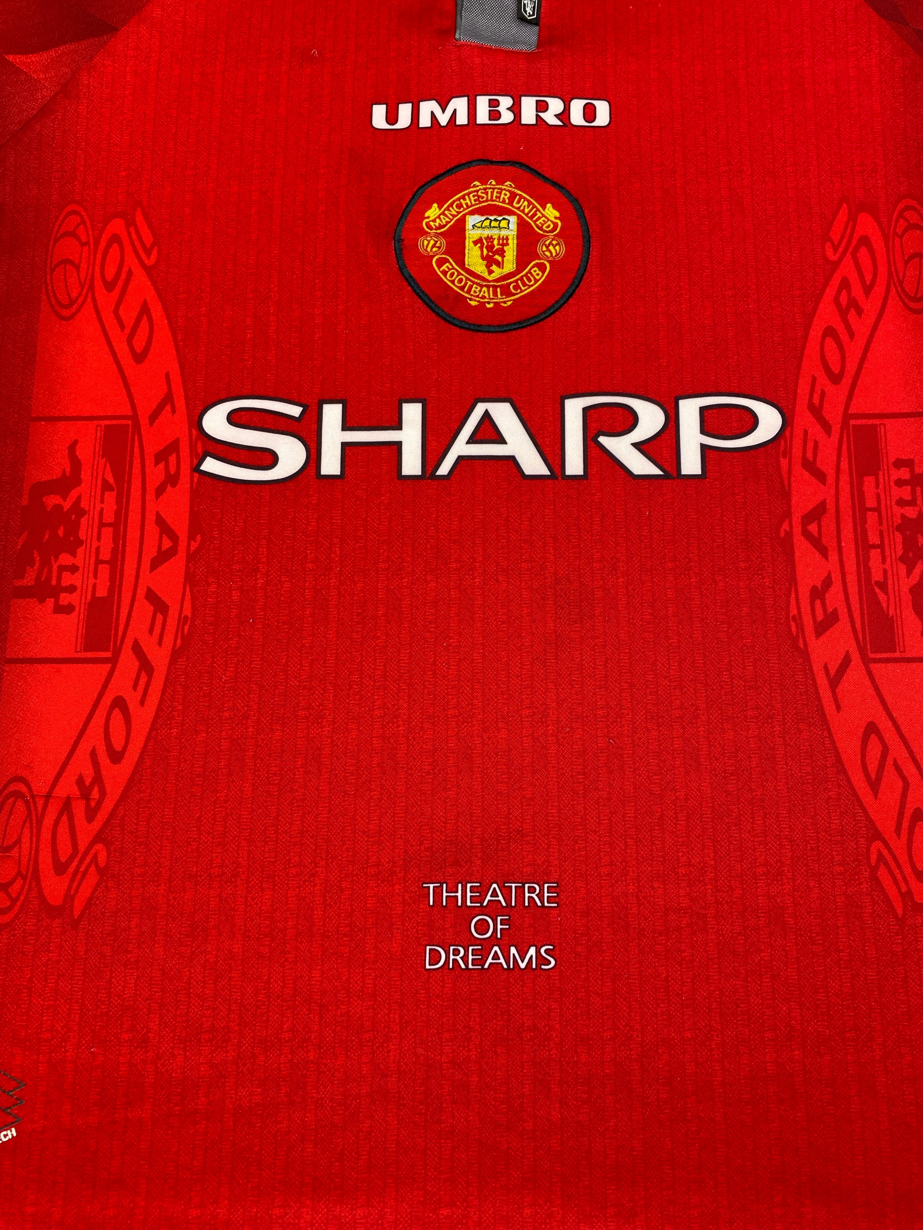 1996/98 Manchester United Home Shirt (L) 8.5/10
