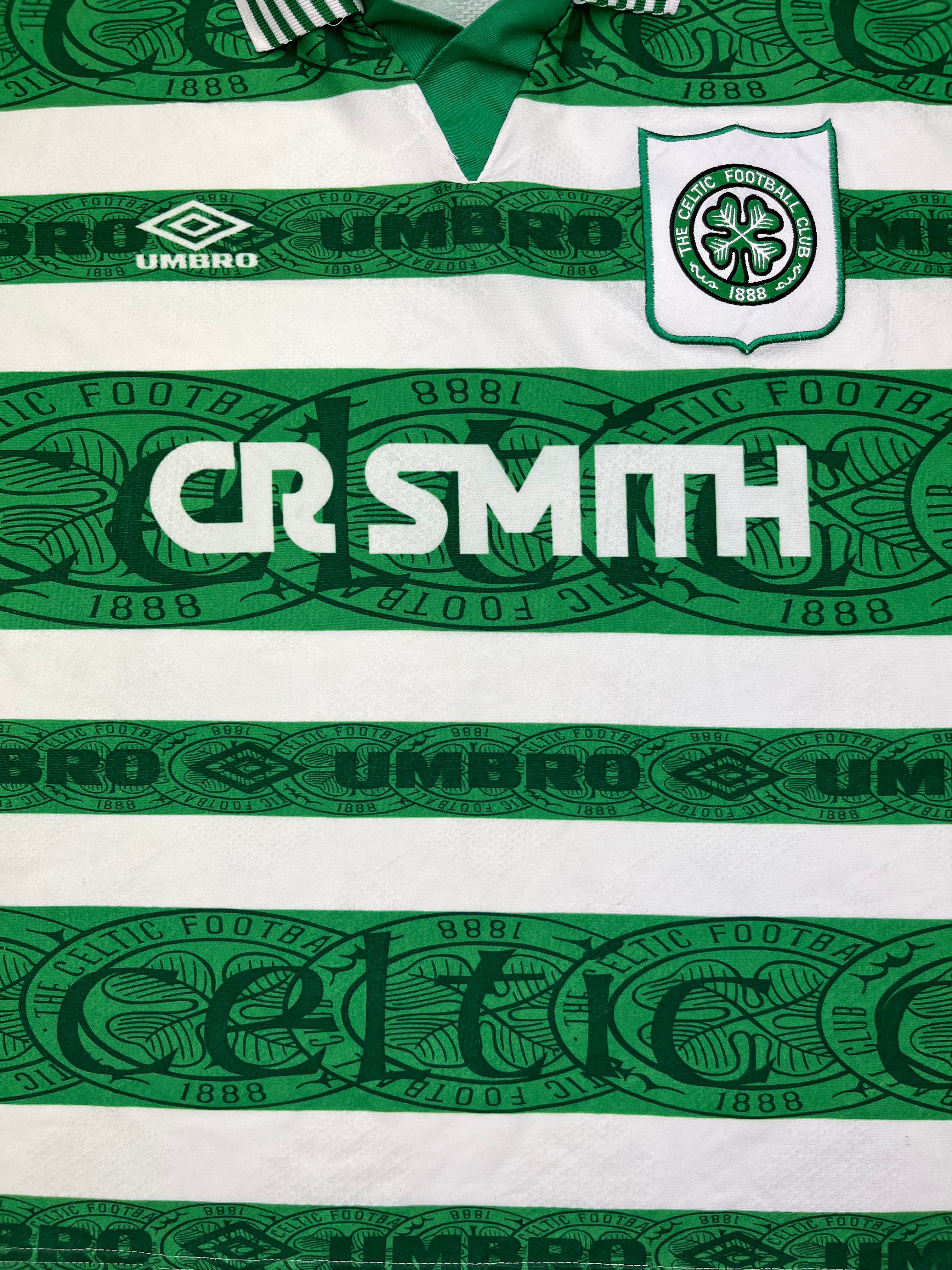 1995/97 Celtic Home Shirt (M) 9/10